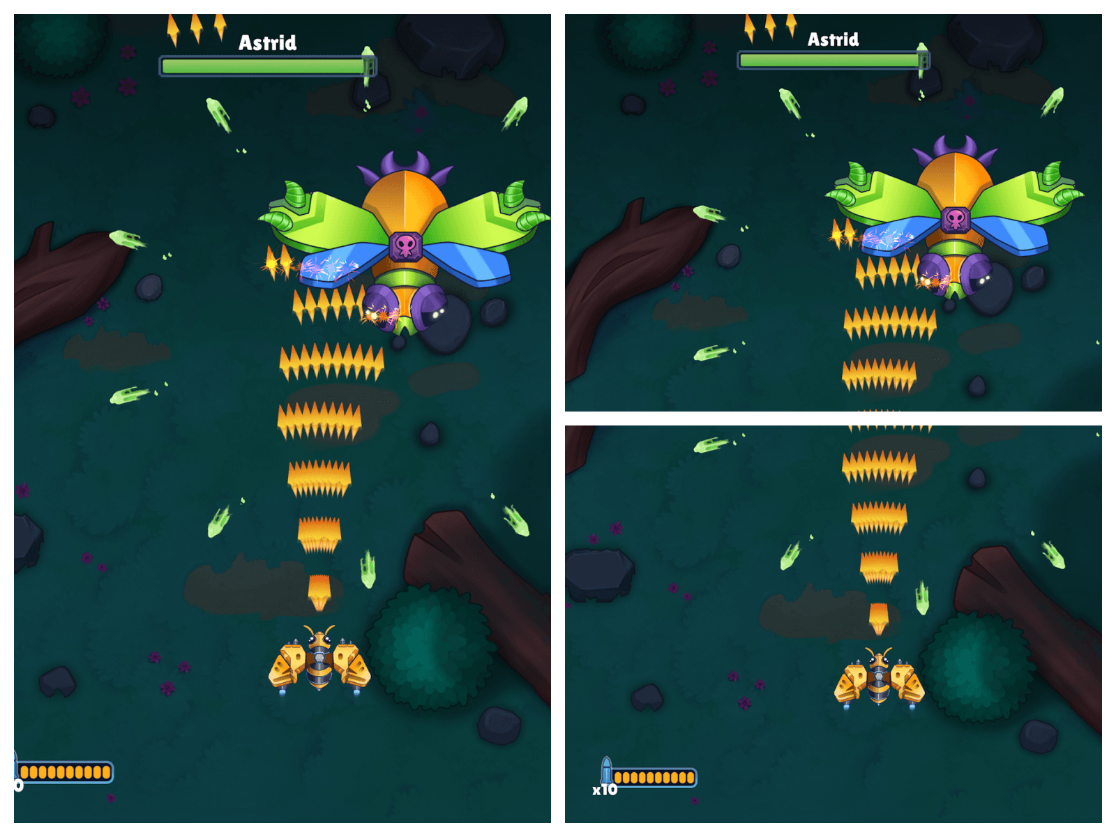 Promotional artwork for the mobile game Zombees
